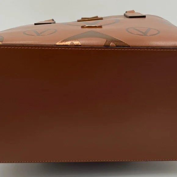 NEW! VALENTINO BY MARIO VALENTINO MAGNUS SOHO MONOGRAM LEATHER TOTE - Picture 11 of 16